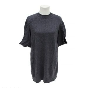 All Saints Cashmere/Angora Wool Charcoal Grey Sweater Dress/Tunic